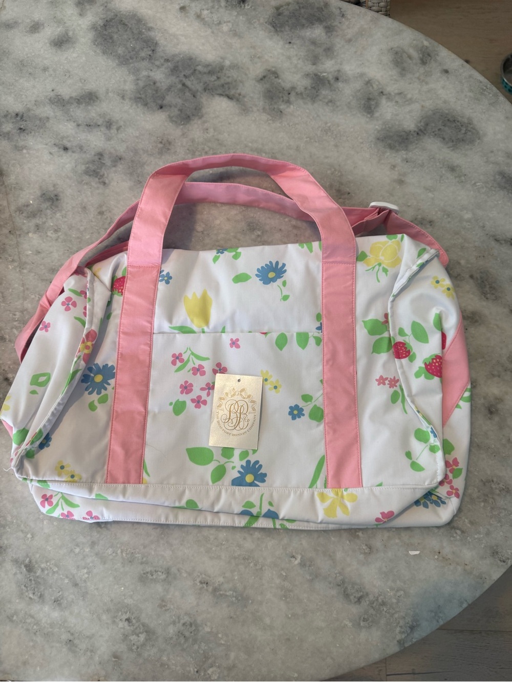 The Beaufort Bonnet Company Floral Weekender / Overnight Duffel Bag – NWT